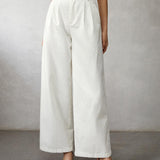 Brede jeans med høj talje - Ubesværet elegance og en behagelig pasform