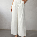 Brede jeans med høj talje - Ubesværet elegance og en behagelig pasform