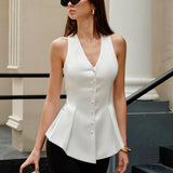 satinvest med knapper