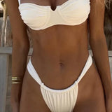 Elize - Tidløst bikinisæt med elegante stropper