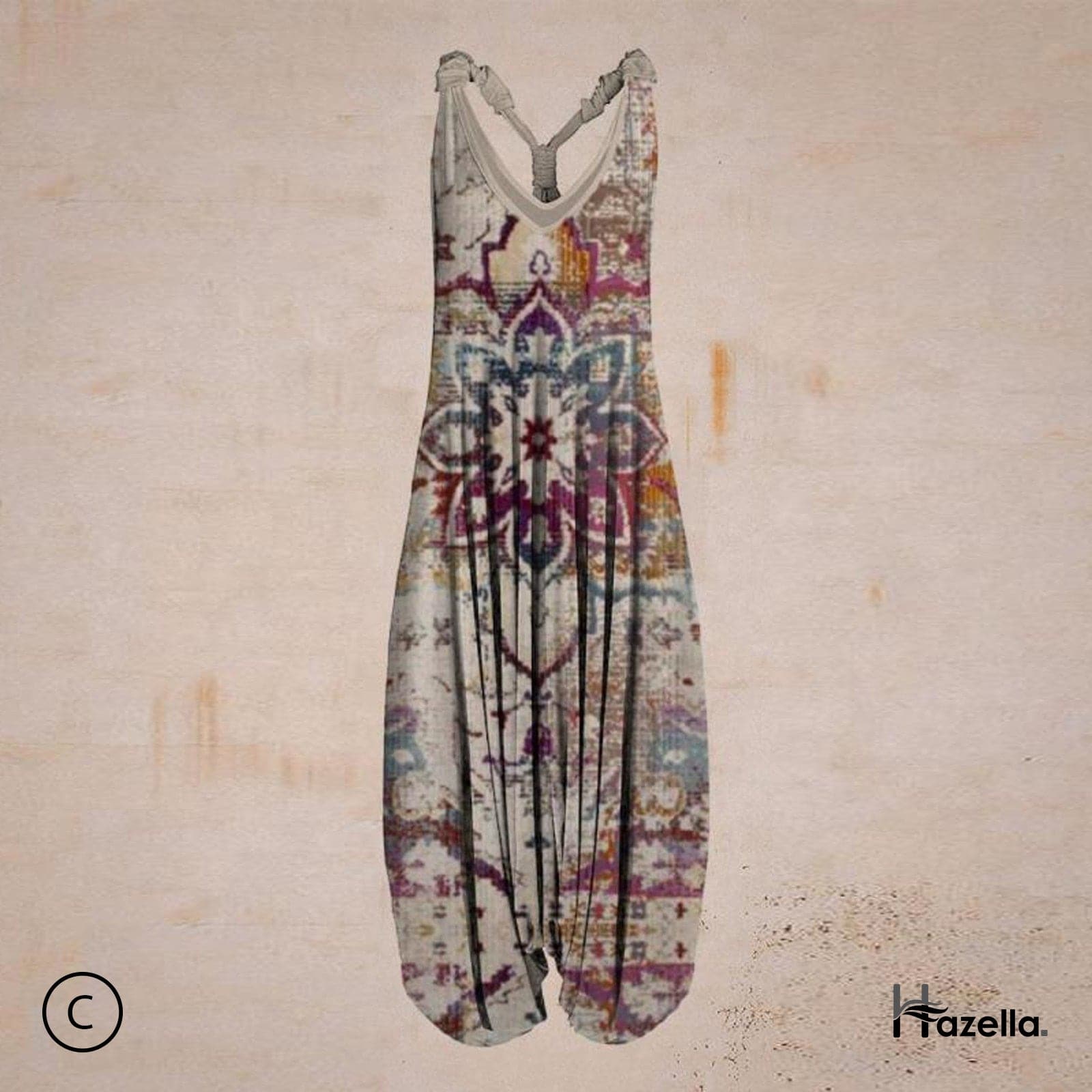 Hazella - Løstsiddende jumpsuit