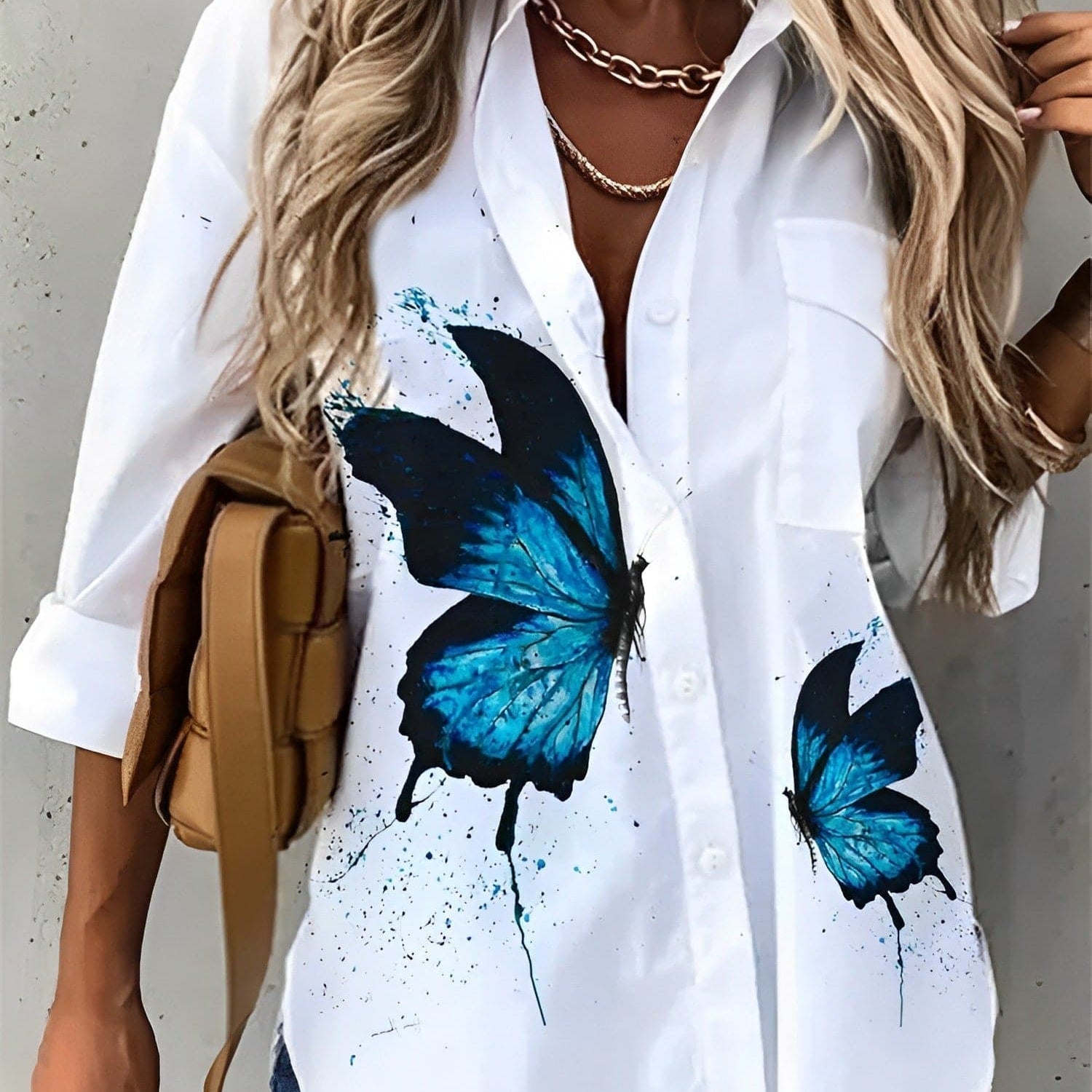 Iva - Hvide bluser af høj kvalitet med smukke mønstre