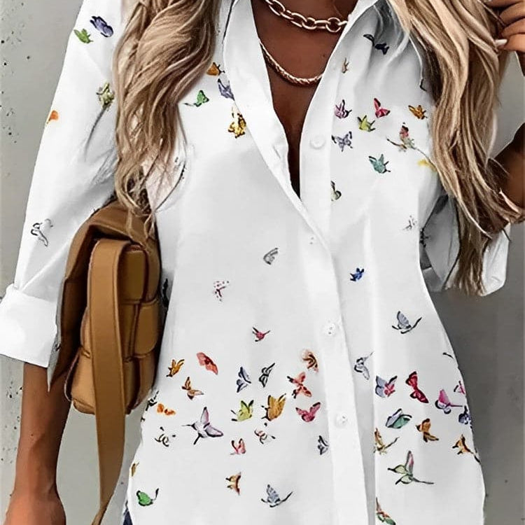 Iva - Hvide bluser af høj kvalitet med smukke mønstre