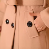 Elegant, varm og sofistikeret trenchcoat til kvinder