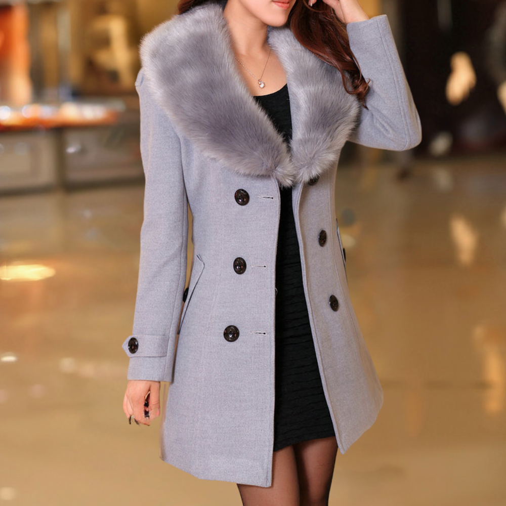 Elegant, varm og sofistikeret trenchcoat til kvinder