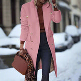 Høj kvalitet, elegant og varm designerfrakke til kvinder