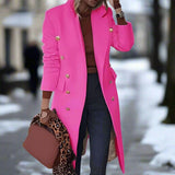 Høj kvalitet, elegant og varm designerfrakke til kvinder