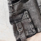 Trendy A-formet denimnederdel med lommedetaljer til kvinder