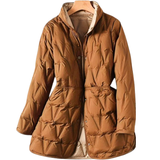 Elegant, komfortabel og tidløs quiltet frakke til kvinder