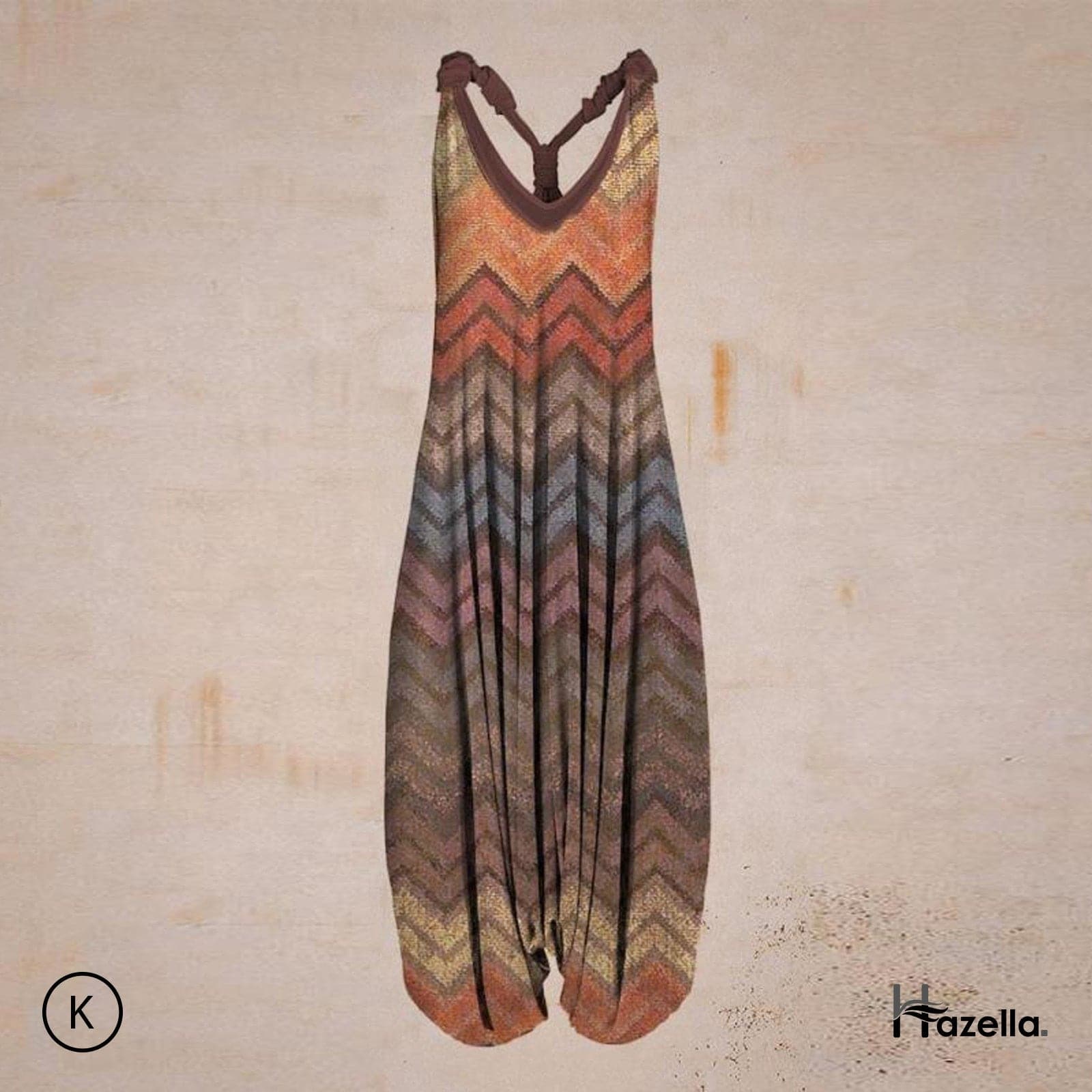 Hazella - Løstsiddende jumpsuit