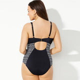 Dame badedragt i ét stykke – Dyb halsudskæring – Bodysuit – Stroppedetalje