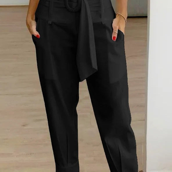 Damebukser – Høj talje – Tilspidsede ben – Spændebælte – Åndbart stof