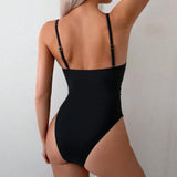 Badedragt til kvinder – Tætsiddende snit – Blomsterdetalje – Moderne udskæringer