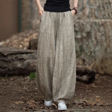 Damebukser – Løs pasform – Åndbart stof – Elastik i taljen – Lanternemodel