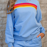 Damesæt – Langærmet top og shorts – Bomuld – Afslappet pasform