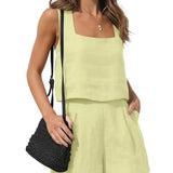 Dametøj - Elegant jakke og shorts - Let stof - Moderne snit