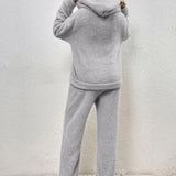 Dame loungewear-sæt - Blødt og varmt stof - Optimal komfort - Elegant og afslappet stil