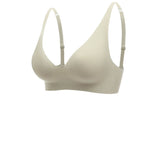 Dame-bh – Sømløs – V-udskæring – Brede stropper – Åndbar komfort