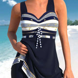 Elegant shaping tankini - Komfortabel og stilfuld til stranden
