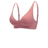 Dame-bh – Sømløs – V-udskæring – Brede stropper – Åndbar komfort