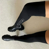 Strækbare og åndbare knæhøje støvler til kvinder - Over knæet