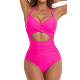 Badedragt til kvinder – Tætsiddende snit – Halterudskæring – Moderne udskæringsdetalje