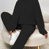 Dame loungewear-sæt - Blødt og varmt stof - Optimal komfort - Elegant og afslappet stil