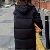 Varm, moderne og praktisk dunfrakke til kvinder