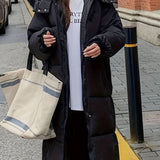 Varm, moderne og praktisk dunfrakke til kvinder