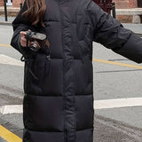 Varm, moderne og praktisk dunfrakke til kvinder