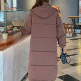 Varm, moderne og praktisk dunfrakke til kvinder