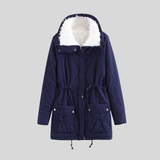 Lilou Tætsiddende Uldfrakke | Foret Vinterfrakke