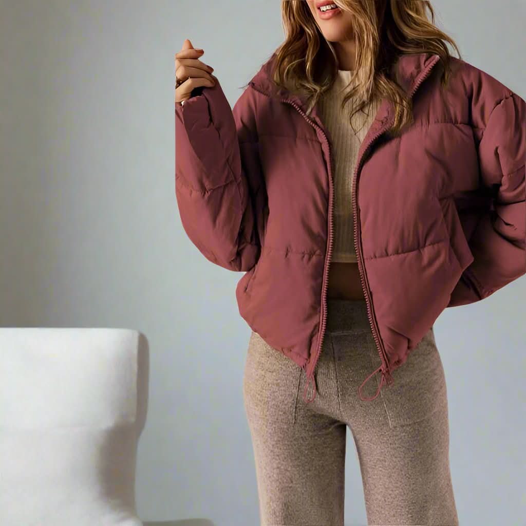 Elegant, komfortabel og alsidig, hyggelig og elegant dynejakke til kvinder