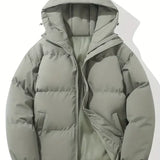 Damejakke med hætte – Oversized pasform – Varm quiltet – Afslappet vindtæt