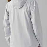 Vindtæt fleeceforet hættejakke