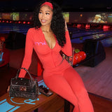 Todelt sæt: cropped hættetrøje med bogstavprint og skinny bukser