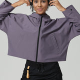 Afslappet vandtæt vindjakke