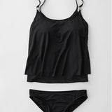 Dametankini – Afslappet pasform – Justerbare stropper – Åndbart, fyldigt stof