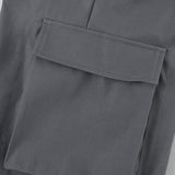 Cargobukser med flere lommer, løs pasform, urban stil