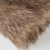 Lavtaljet mini-nederdel med bløde læderpaneler