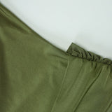 Ærmeløs bodycon minikjole med åben ryg og rynket talje