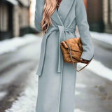 Elegant efterårsjakke med bælte - komfortabel, åndbar, raffineret til kvinder