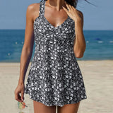 Todelt sporty kort tankinisæt