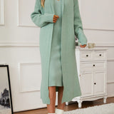 Minimalistisk sæt med to dele i strik