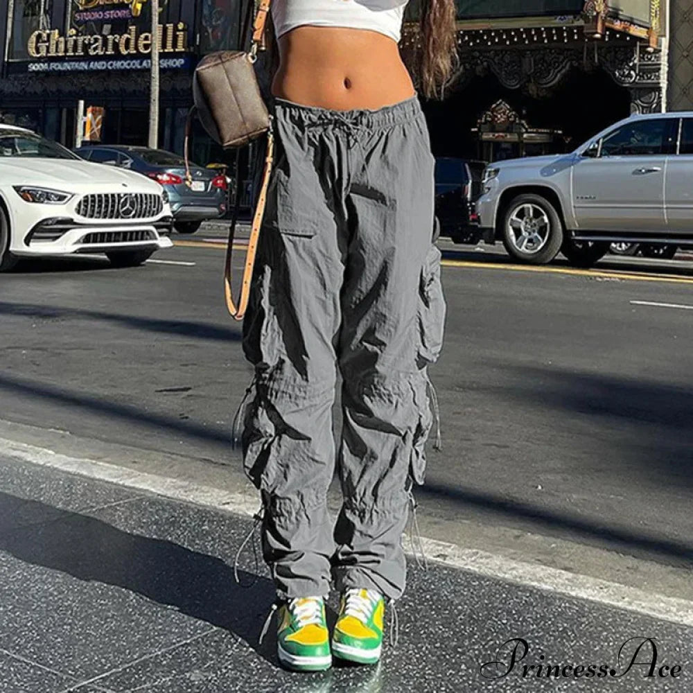 Cargobukser med vide ben i 2000'er-stil