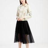 Letvægts PU motorcykeljakke