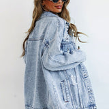 falmet utility denimjakke