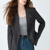 Elegant langærmet blazer