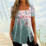 Helli - Smuk blomstret bluse