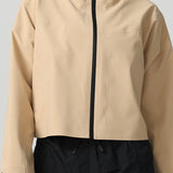 Afslappet vandtæt vindjakke